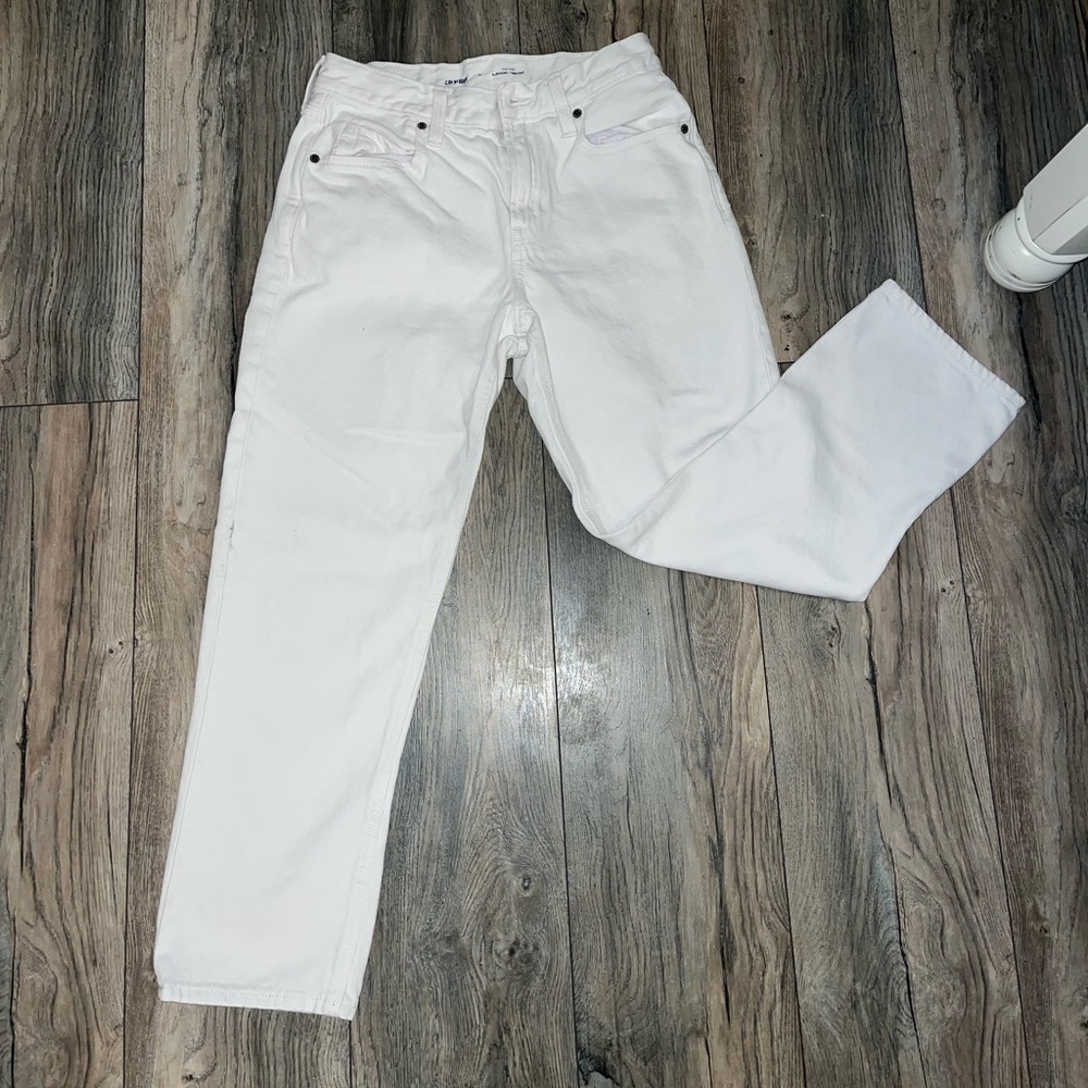 Old Navy slouchy straight high rise jeans